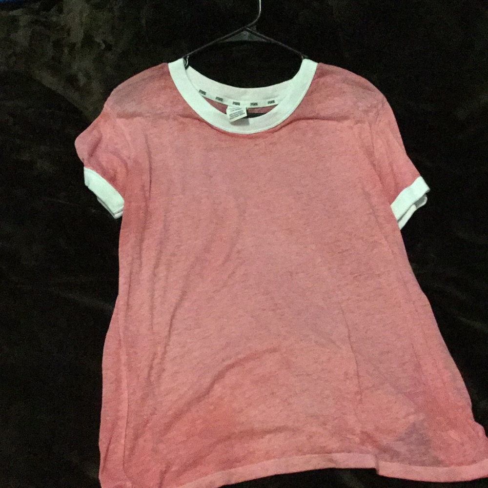 Pink brand t shirt